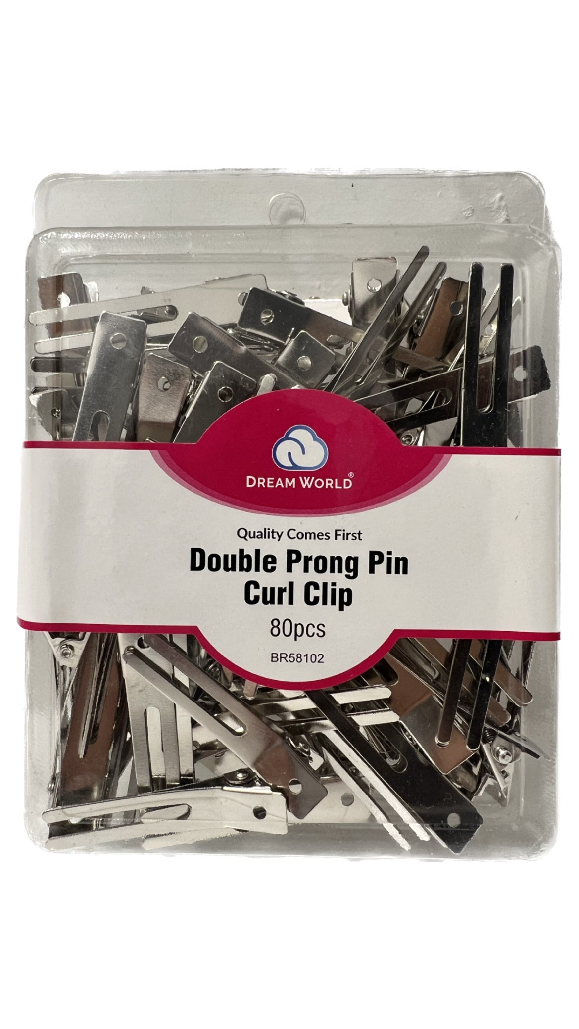 Double Prong Pin Curl Clips Hair Clips - BEAUTYBEEZ-beauty-supply