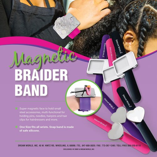 Dream World Magnetic Braider Band - Rectangle Braiding Tool - BEAUTYBEEZ-beauty-supply