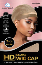 Load image into Gallery viewer, HD Wig Cap (2pcs) Wig Cap - BEAUTYBEEZ-beauty-supply
