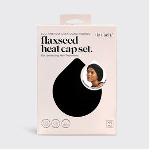 Deep Conditioning Flaxseed Heat Cap Set Heat Cap - BEAUTYBEEZ-beauty-supply