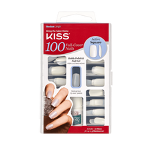 Load image into Gallery viewer, KISS 100 Full-Cover Nail Kit Press On Nails - BEAUTYBEEZ-beauty-supply
