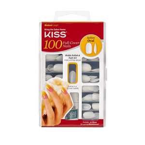 KISS 100 Full-Cover Nail Kit Press On Nails - BEAUTYBEEZ-beauty-supply