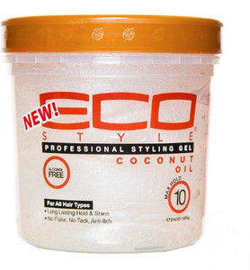 Eco Style Coconut Oil Gel 16oz Hair Gel - BEAUTYBEEZ-beauty-supply