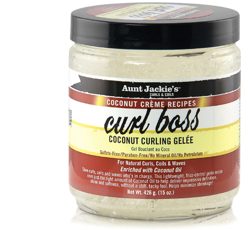 Curl Boss Coconut Curling Geleé Hair Gel - BEAUTYBEEZ-beauty-supply