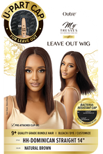 Load image into Gallery viewer, HH Dominican Straight 14&quot; U-Part Wig U-Part Wig - BEAUTYBEEZ-beauty-supply
