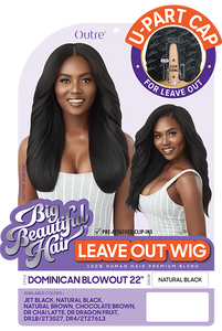 Dominican Blowout 22" U-Part Wig U-Part Wig - BEAUTYBEEZ-beauty-supply
