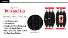 Load image into Gallery viewer, Twisted Up Springy Afro Twist 3x Crochet Hair - BEAUTYBEEZ-beauty-supply
